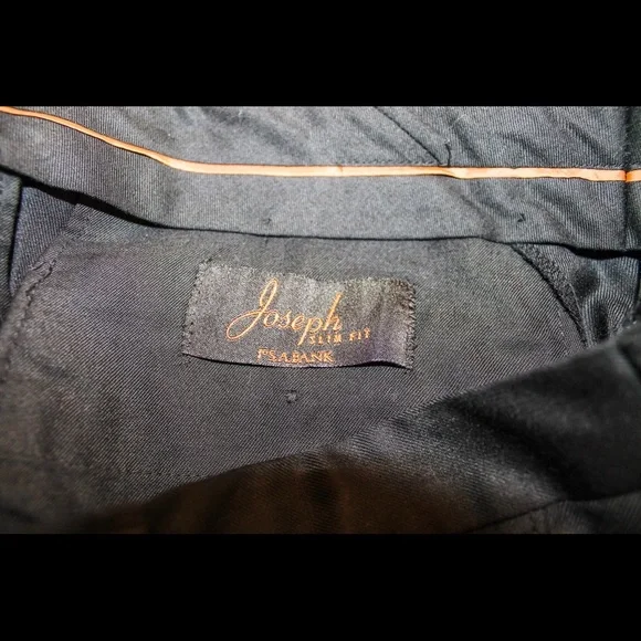 Men’s Jos. A. Bank Slim Fit Dress Pants | Black | Waist 32 - Picture 5 of 5